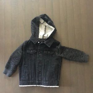 Boys denim/sweatshirt jacket